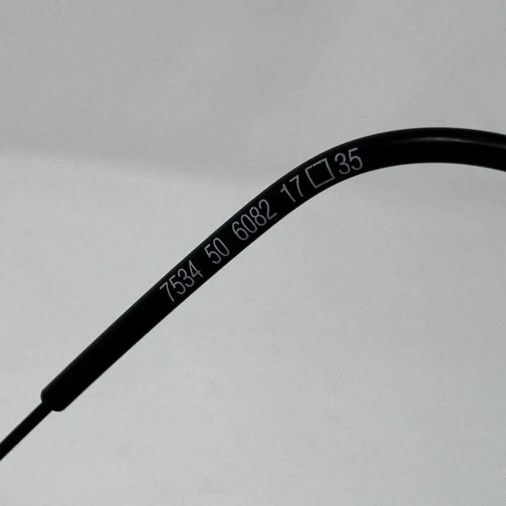 Silhouette 7534 50 6082 Black Rimless Eyeglass Frames 50-17-135 Made in Austria